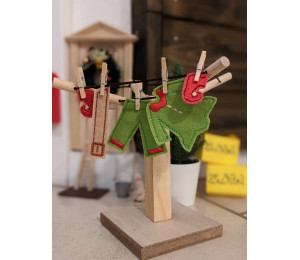 Stickserie ITH - Wichtelanzug Schuhe Hose Gürtel Jacke